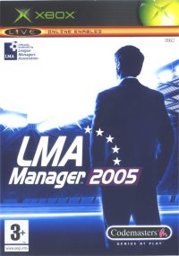 LMA Manager 2005 PAL Xbox  box art